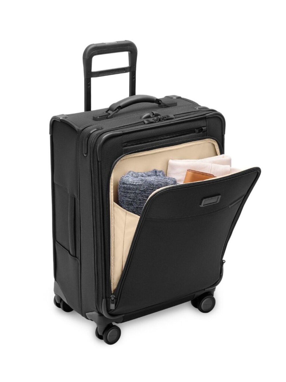 NIB Briggs & Riley Compact 24" Checked Expandable Spinner - Picture 7 of 14